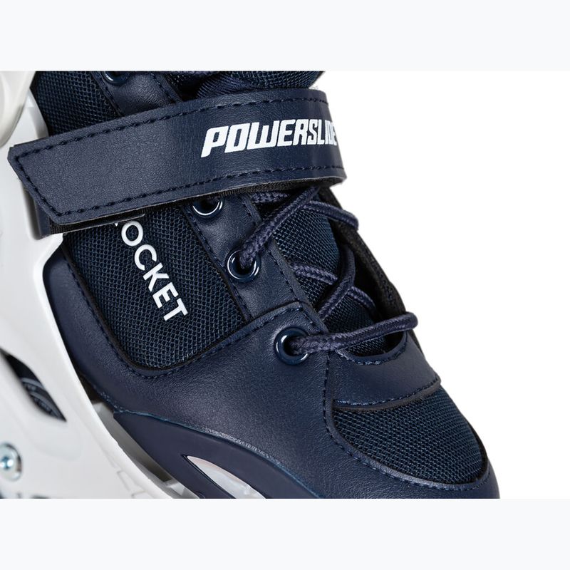 Rolki dziecięce Powerslide Rocket Jr white/navy blue 16