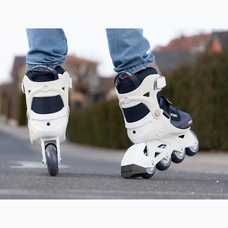 Rolki dziecięce Powerslide Rocket Jr white/navy blue 18