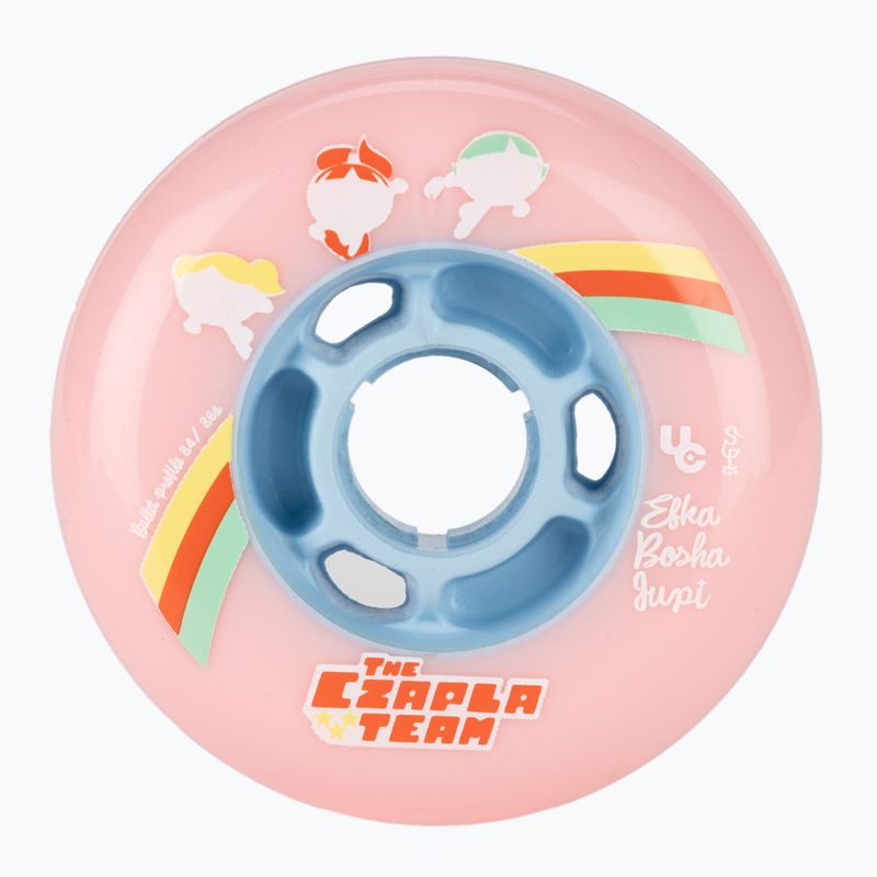 Kółka do rolek UNDERCOVER WHEELS Czaplas Sister TV Line 2 84 mm/86A 4 szt. rose 2