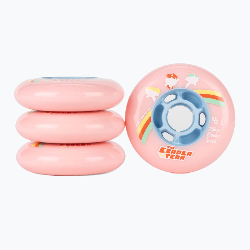 Kółka do rolek UNDERCOVER WHEELS Czaplas Sister TV Line 2 84 mm/86A 4 szt. rose