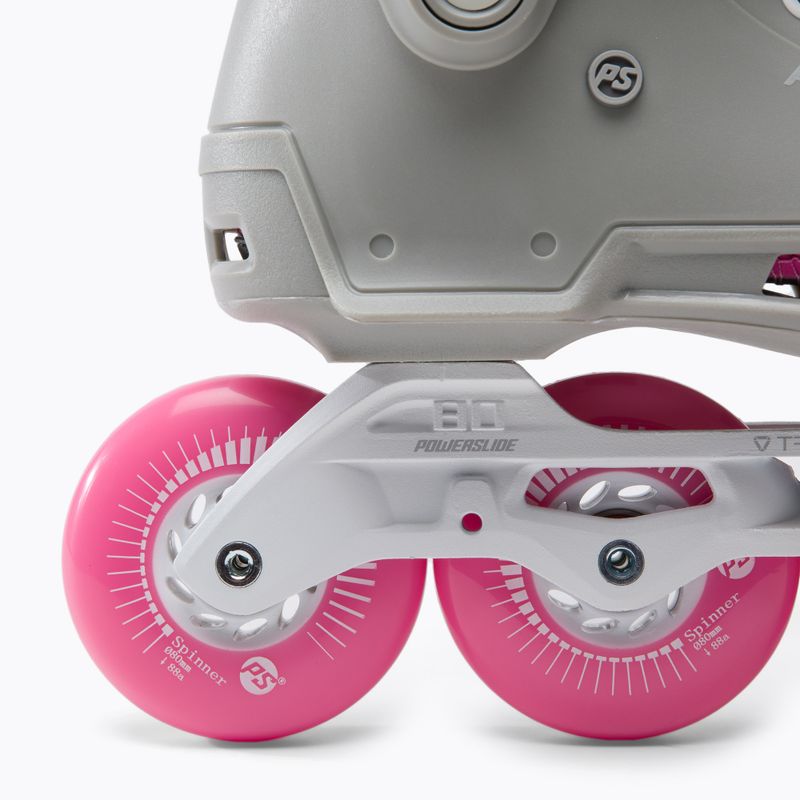 Rolki damskie Powerslide Next SL 80 grey/pink 7