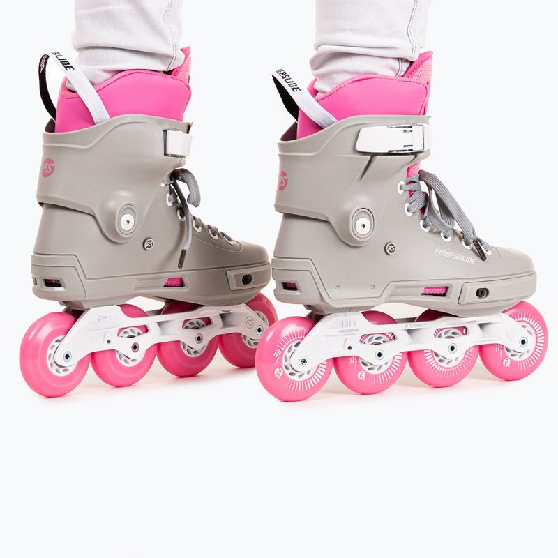 Rolki damskie Powerslide Next SL 80 grey/pink 10