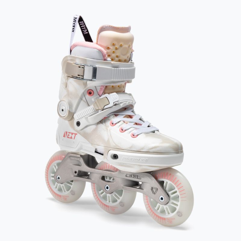 Rolki damskie Powerslide Next Marble 100 pink