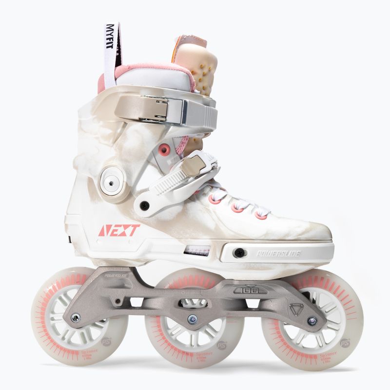 Rolki damskie Powerslide Next Marble 100 pink 2