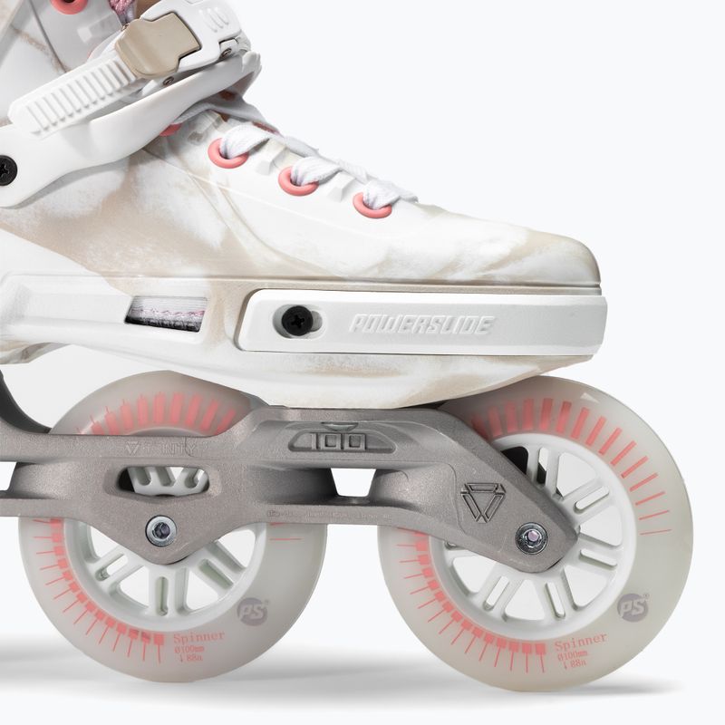 Rolki damskie Powerslide Next Marble 100 pink 6