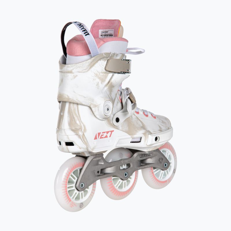 Rolki damskie Powerslide Next Marble 100 pink 11