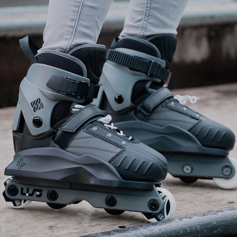 Rolki dziecięce USD Transformer black/grey 10