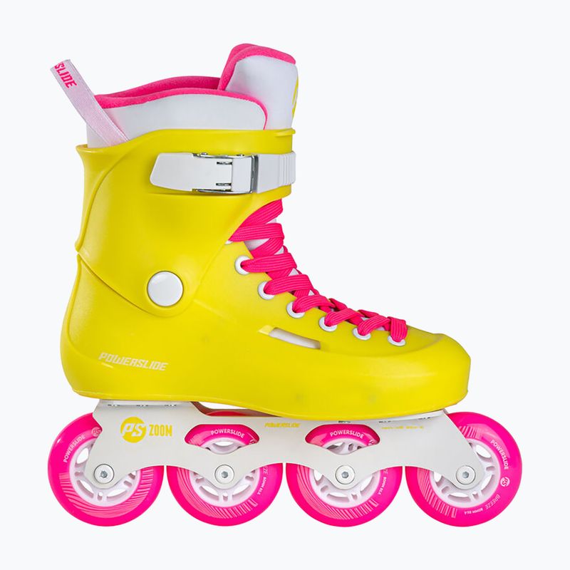 Rolki damskie Powerslide Zoom neon yellow 9