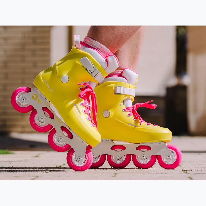 Rolki damskie Powerslide Zoom neon yellow 17
