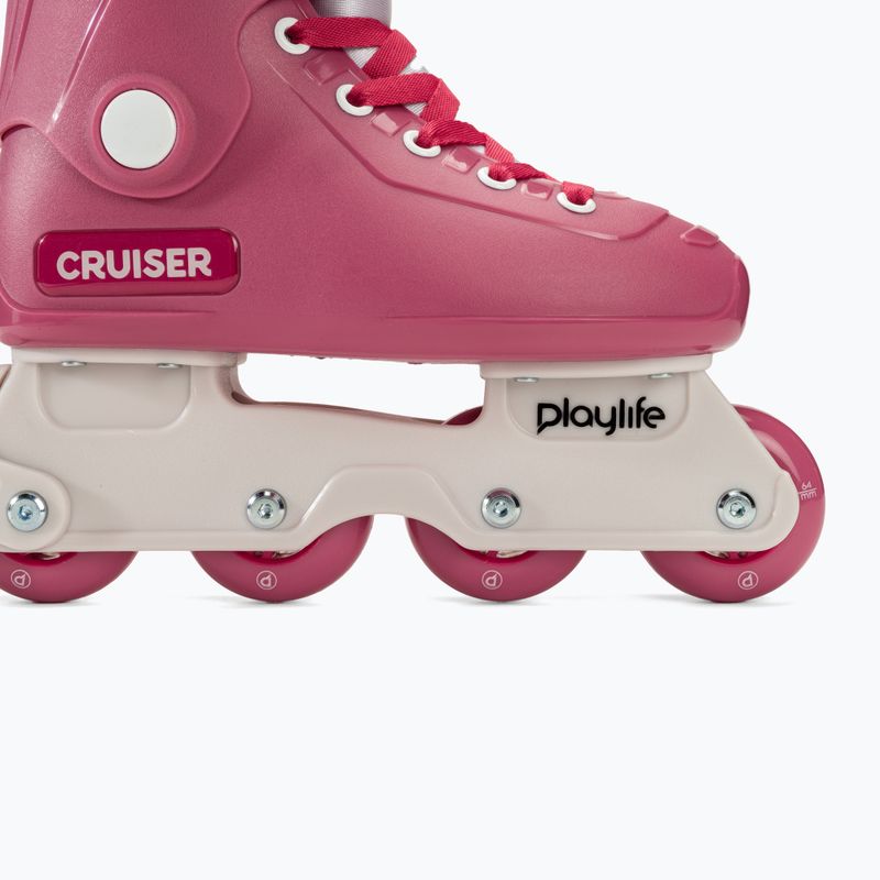 Rolki dziecięce Playlife Cruiser Jr pink 6