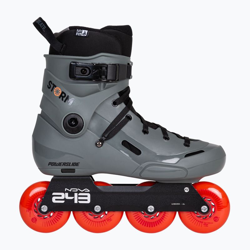 Rolki Powerslide Storm Meteor 80 dark grey 2