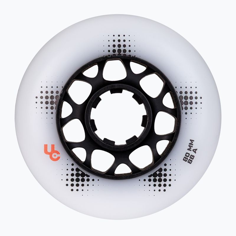 Kółka do rolek UNDERCOVER WHEELS Team Pro 80 mm/88A 4 szt. white 2