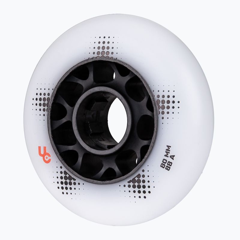 Kółka do rolek UNDERCOVER WHEELS Team Pro 80 mm/88A 4 szt. white 5