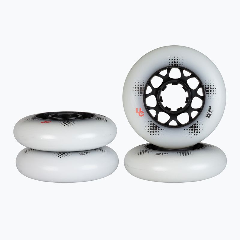 Kółka do rolek UNDERCOVER WHEELS Team Pro 80 mm/88A 4 szt. white 6
