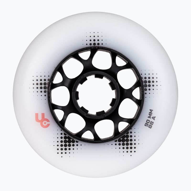 Kółka do rolek UNDERCOVER WHEELS Team Pro 90 mm/88A 4 szt. white 3