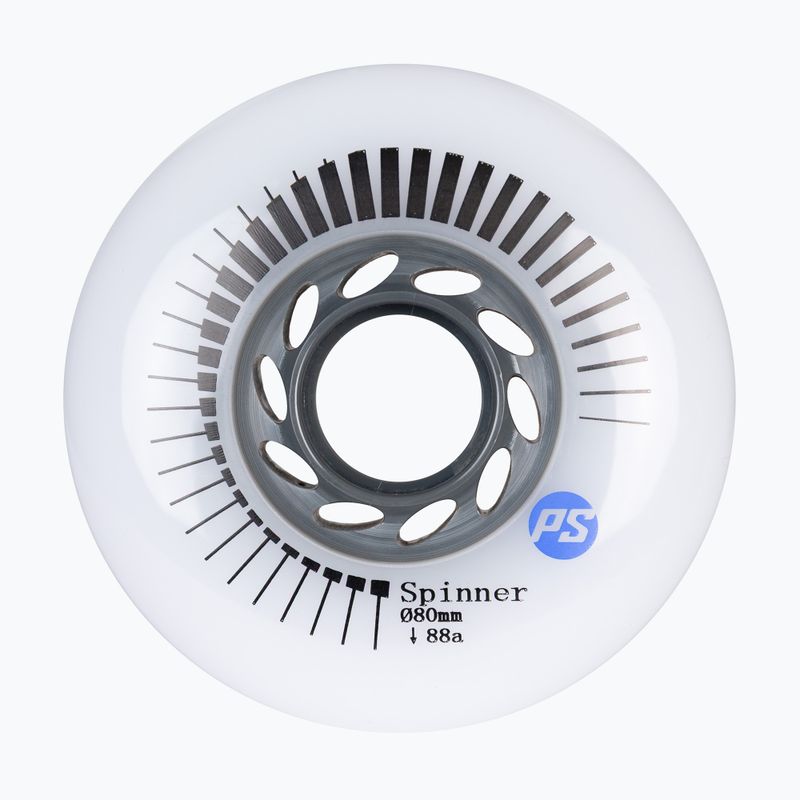 Kółka do rolek Powerslide Spinner 80 mm/88A 4 szt. white