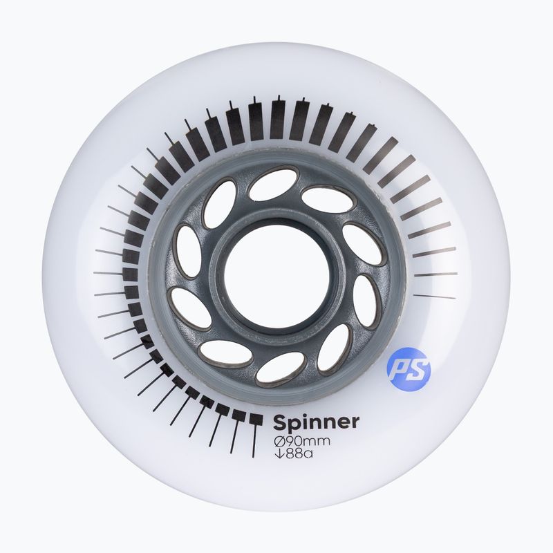 Kółka do rolek Powerslide Spinner 90 mm/88A 4 szt. white