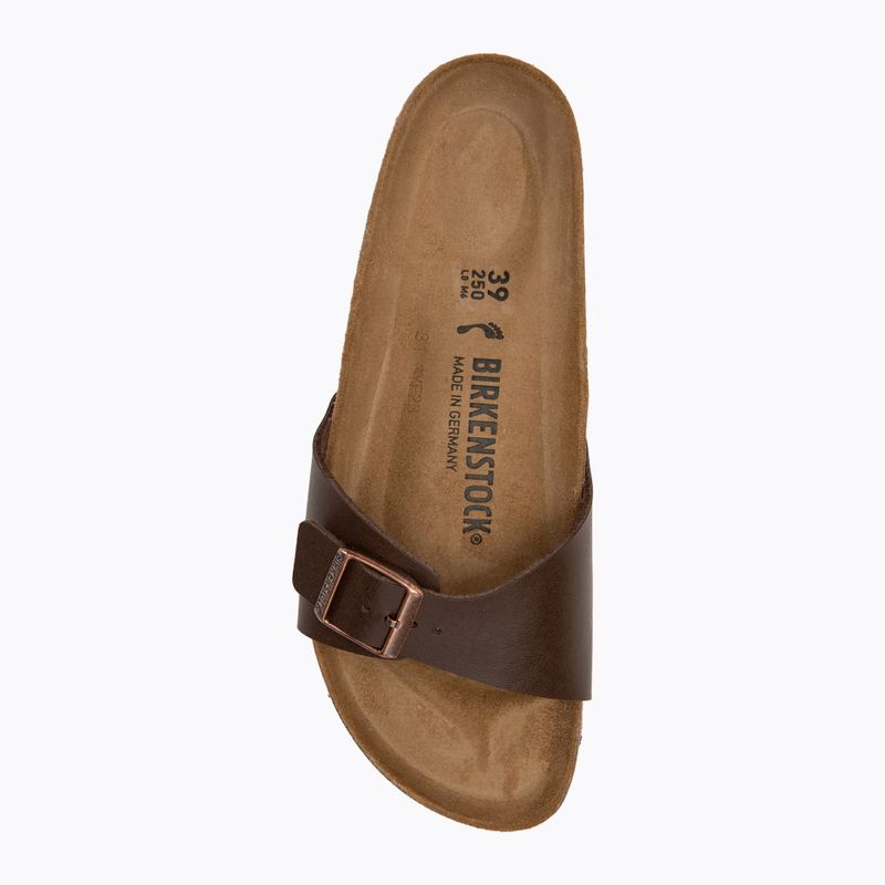 Klapki BIRKENSTOCK Madrid BF Narrow dark brown 5