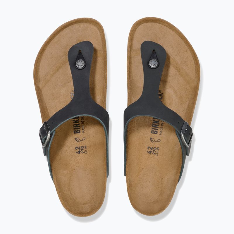 Klapki BIRKENSTOCK Gizeh Oiled Leather black 3