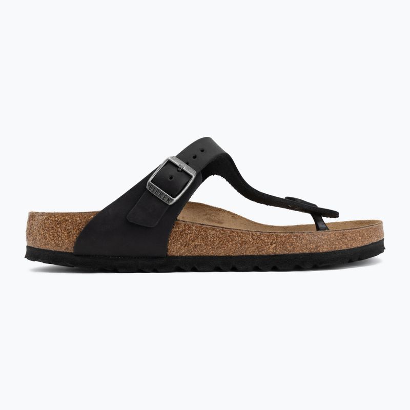 Klapki BIRKENSTOCK Gizeh Oiled Leather black 2
