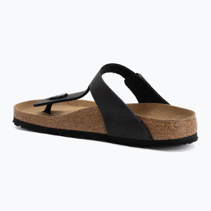 Klapki BIRKENSTOCK Gizeh Oiled Leather black 3