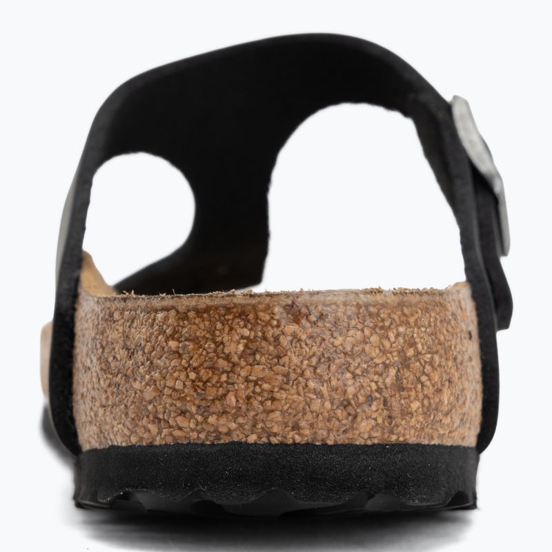 Klapki BIRKENSTOCK Gizeh Oiled Leather black 6