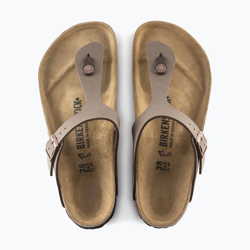 Klapki BIRKENSTOCK Gizeh Birkibuc Narrow mocca 11