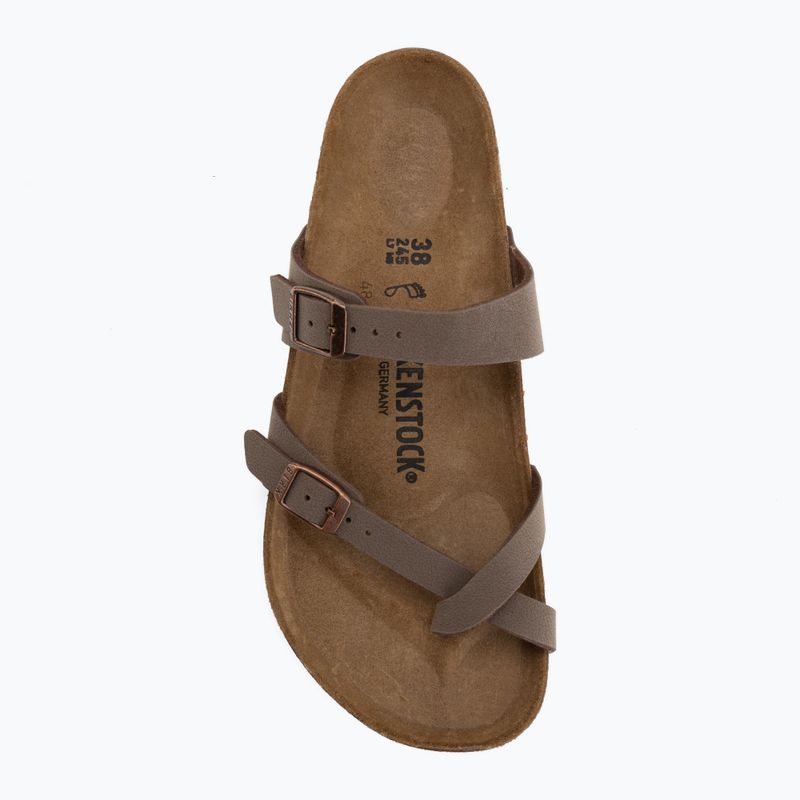 Klapki BIRKENSTOCK Mayari Birkibuc mocca 5