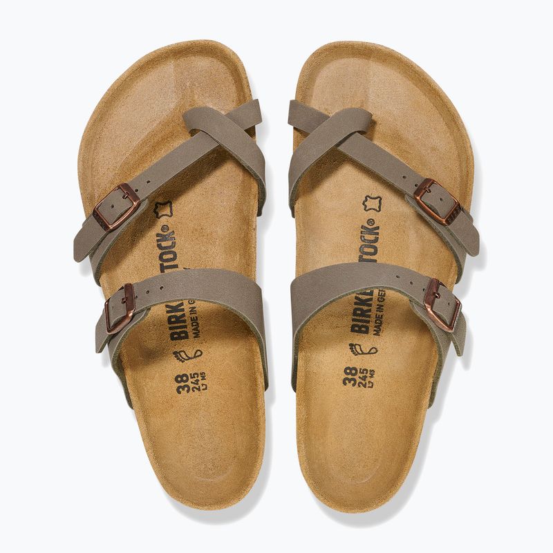Klapki BIRKENSTOCK Mayari Birkibuc stone 3