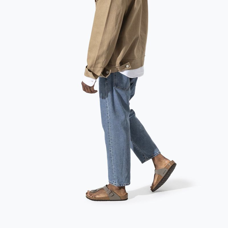 Klapki BIRKENSTOCK Gizeh Birkibuc Narrow stone 8