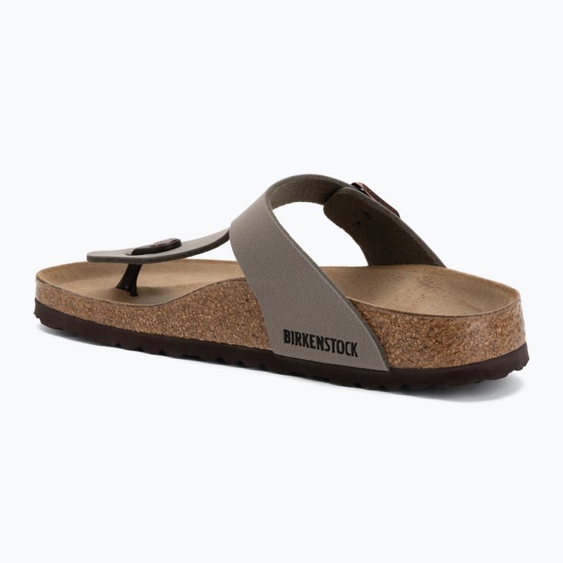 Klapki BIRKENSTOCK Gizeh Birkibuc Narrow stone 3