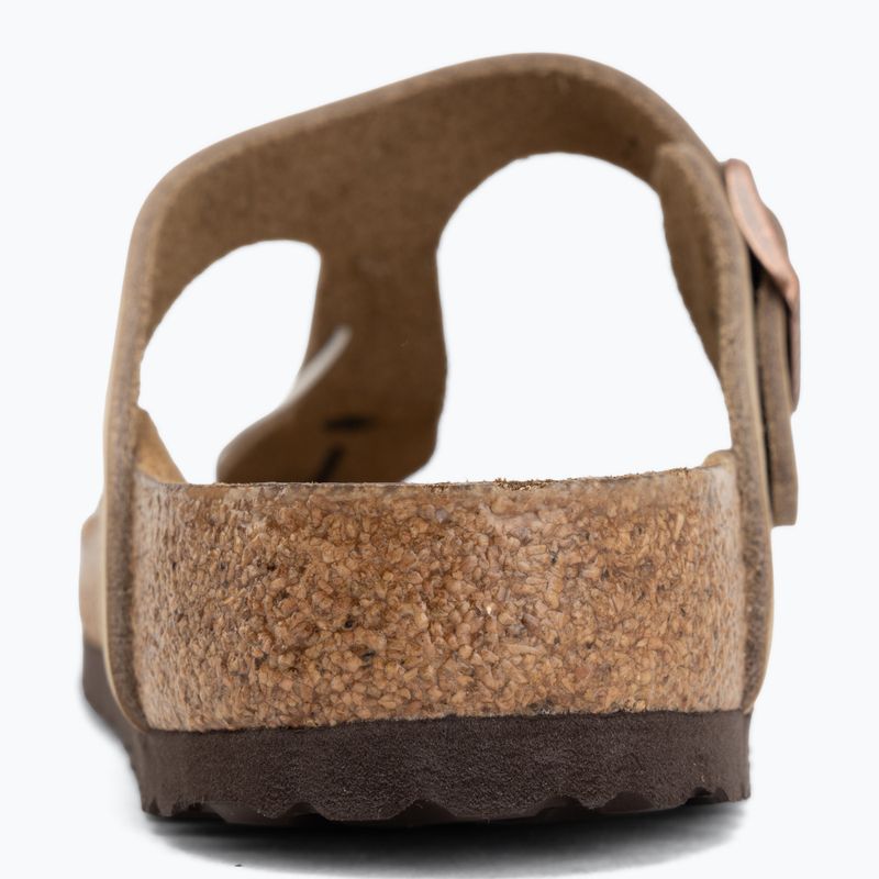 Klapki BIRKENSTOCK Gizeh Oiled Leather tabacco brown 6