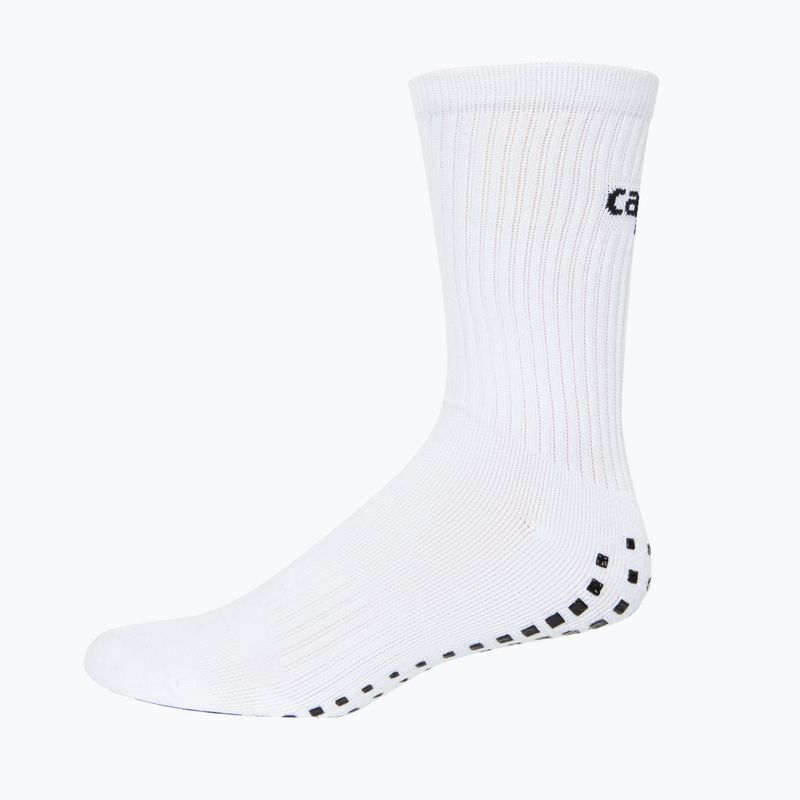 Skarpety męskie Capelli Crew With Grippers white/black