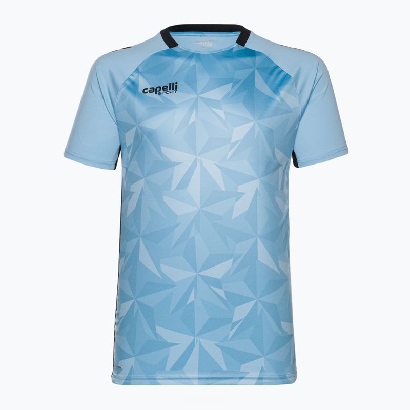 Koszulka piłkarska męska Capelli Pitch Star Goalkeeper light blue/black