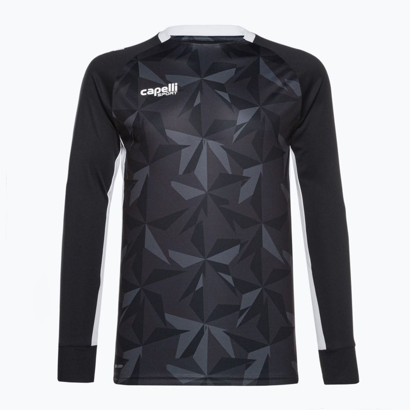 Longsleeve piłkarski męski Capelli Pitch Star Goalkeeper black/white