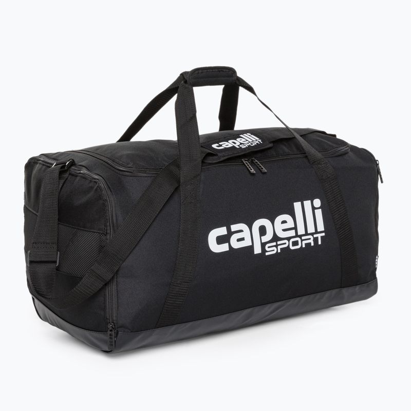 Torba piłkarska męska Capelli Club I Duffle M black/white 2