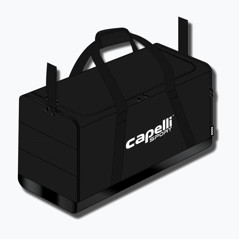 Torba piłkarska męska Capelli Club I Duffle M black/white 6