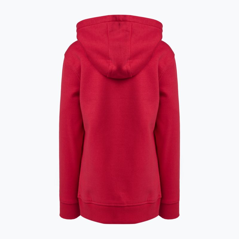 Bluza piłkarska dziecięca Capelli Basics Youth Zip Hoodie red 2