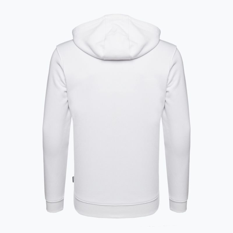 Bluza piłkarska męska Capelli Basics Adult Zip Hoodie white 2