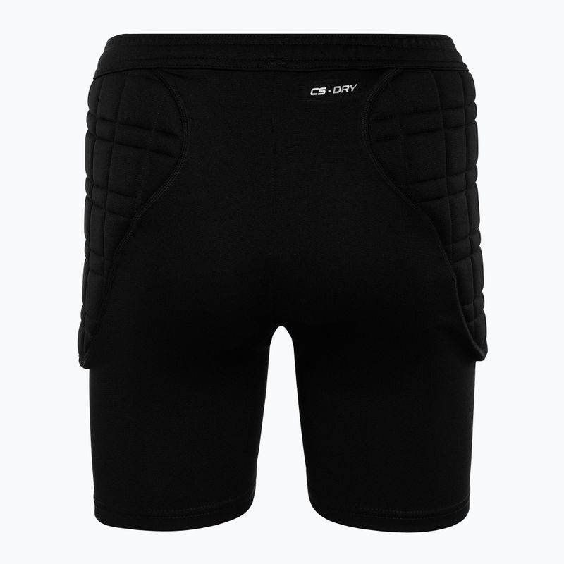 Spodenki bramkarskie dziecięce Capelli Basics I Youth Goalkeeper with Padding black/white 2