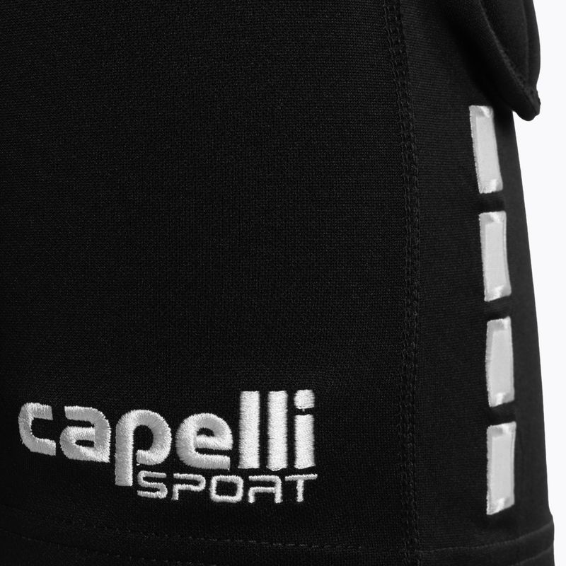 Spodenki bramkarskie dziecięce Capelli Basics I Youth Goalkeeper with Padding black/white 4