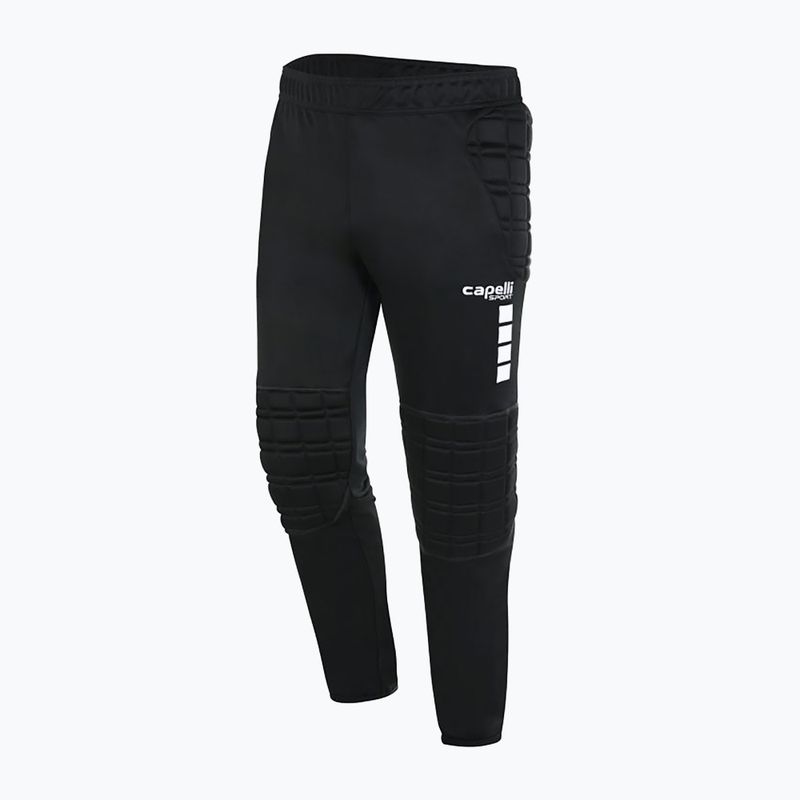 Spodnie bramkarskie dziecięce Capelli Basics I Youth Goalkeeper with Padding black/white 5