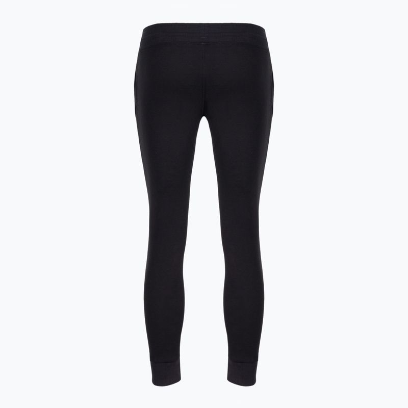 Spodnie piłkarskie dziecięce Capelli Basics Youth Tapered French Terry black/white 2