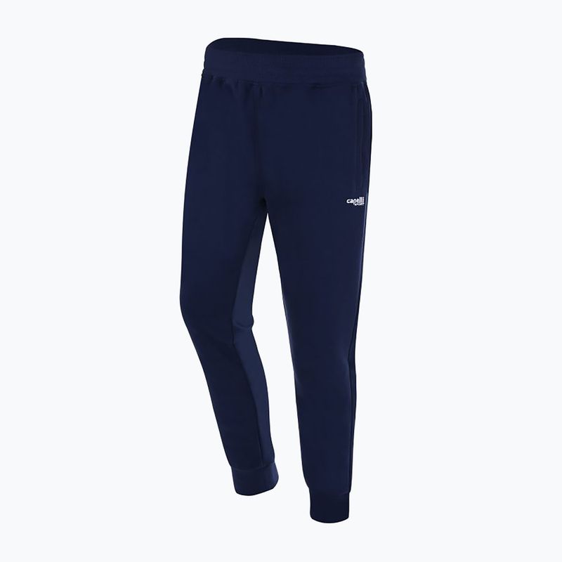 Spodnie piłkarskie dziecięce Capelli Basics Youth Tapered French Terry navy/white 4
