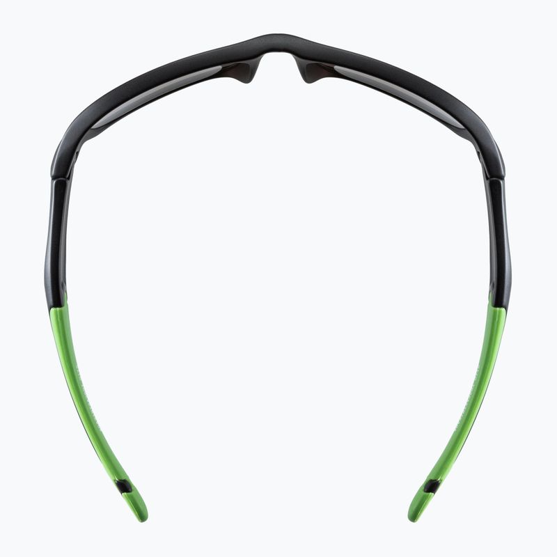 Okulary przeciwsłoneczne dziecięce UVEX Sportstyle 507 black matt/green/mirror green 8