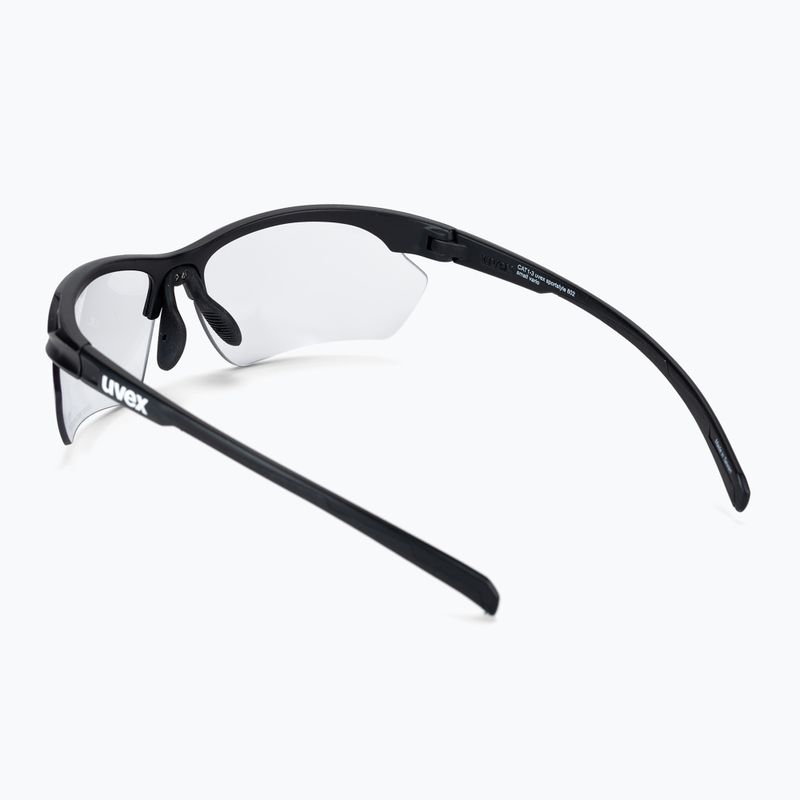 Okulary przeciwsłoneczne UVEX Sportstyle 802 Small V  black matt/variomatic smoke 2