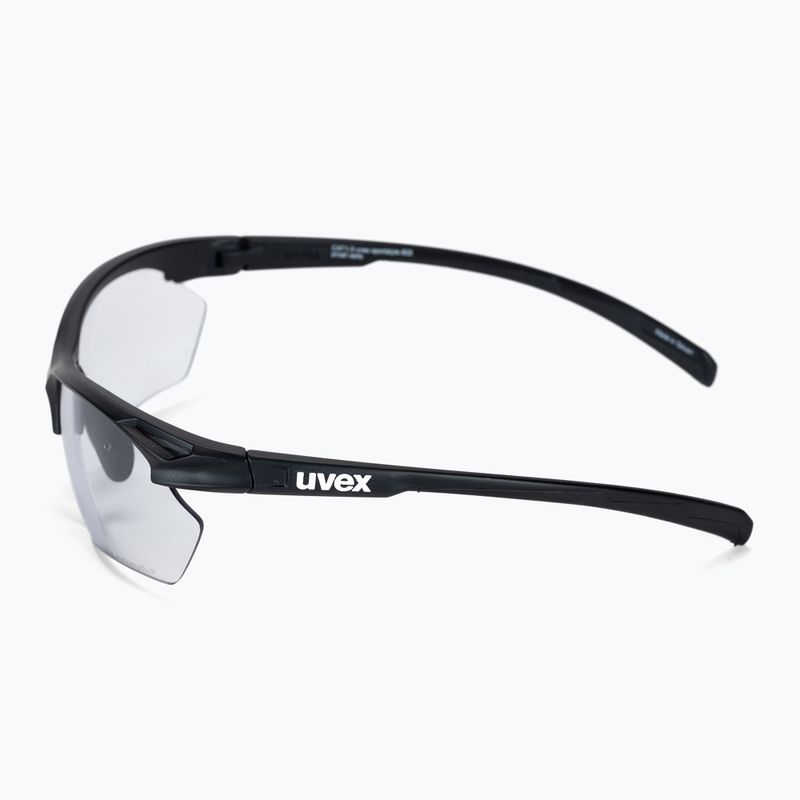 Okulary przeciwsłoneczne UVEX Sportstyle 802 Small V  black matt/variomatic smoke 4