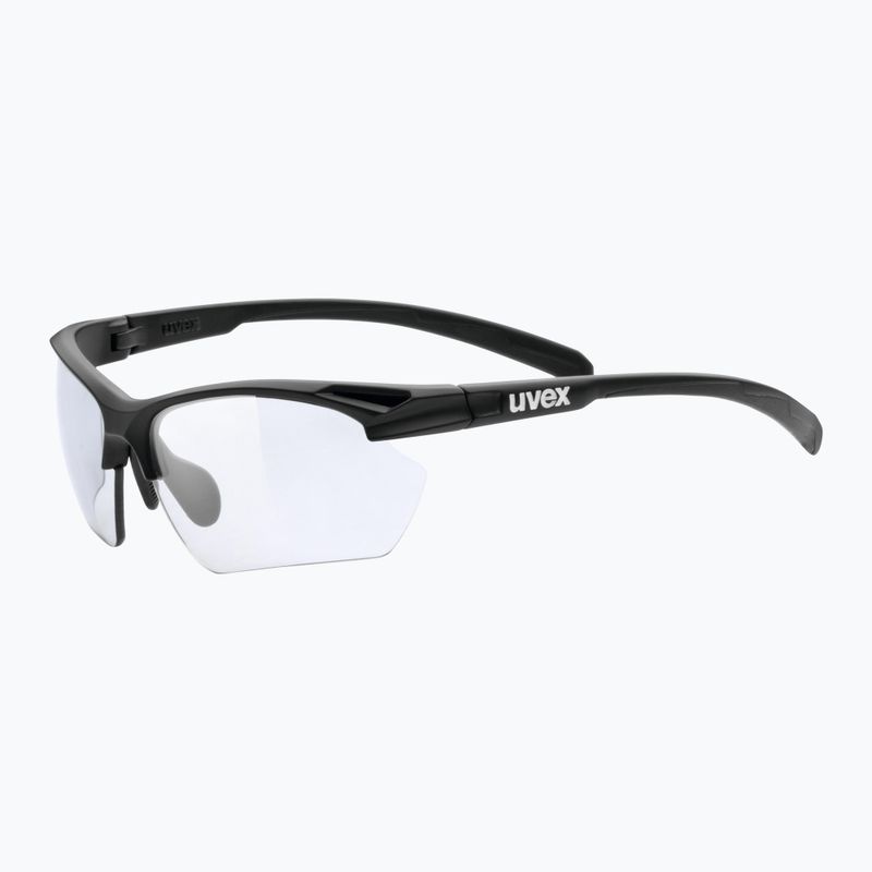 Okulary przeciwsłoneczne UVEX Sportstyle 802 Small V  black matt/variomatic smoke 5