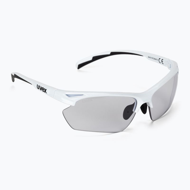 Okulary przeciwsłoneczne UVEX Sportstyle 802 Small V  white/variomatic smoke