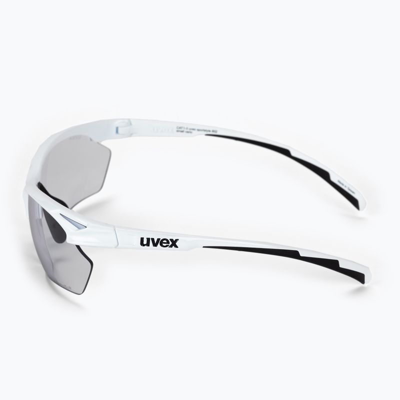 Okulary przeciwsłoneczne UVEX Sportstyle 802 Small V  white/variomatic smoke 4